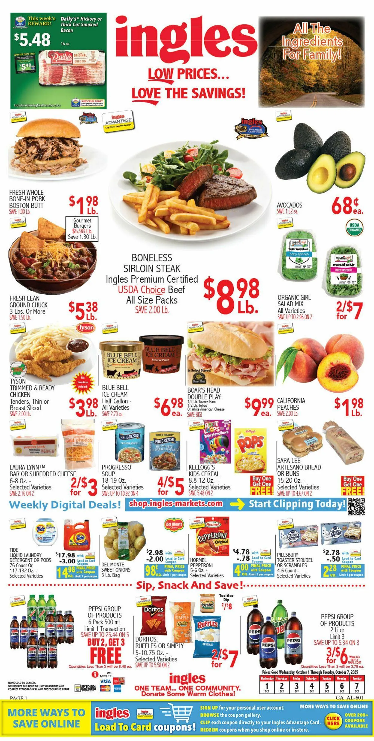 Weekly ad Ingles Current weekly ad from October 1 to October 7 2025 - Page 1