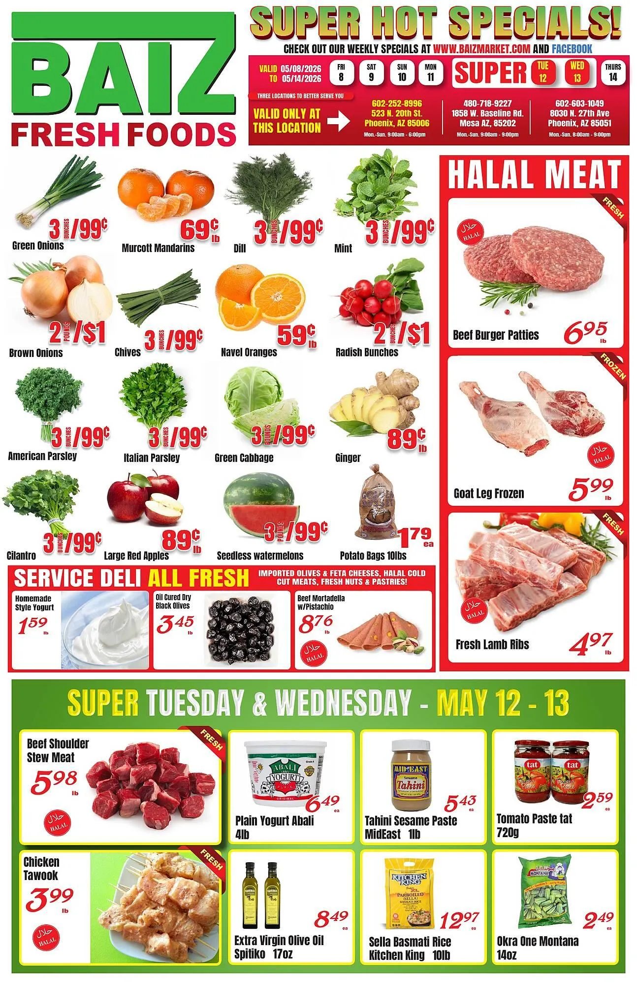 Weekly ad Baiz Market Place weekly ad from May 8 to May 14 2026 - Page 1