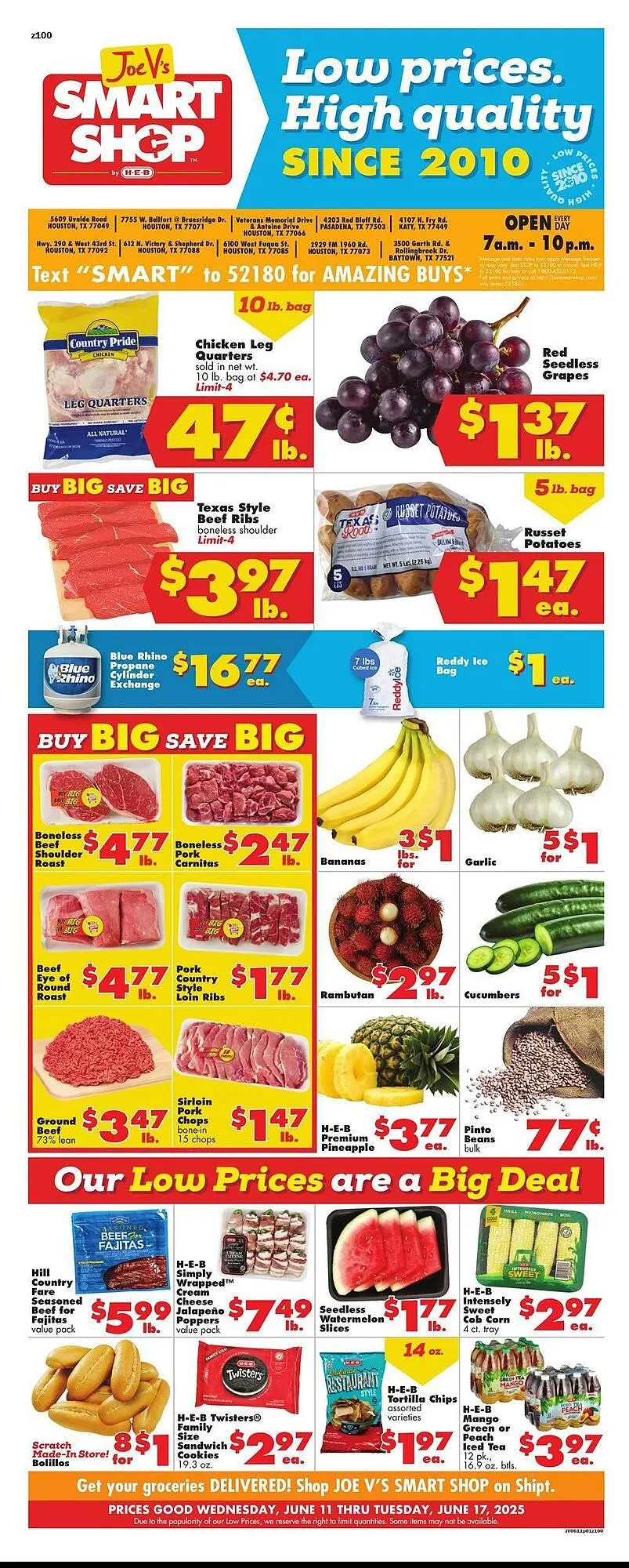 Weekly ad Joe V's Smart Shop Weekly Ad from June 11 to June 17 2025 - Page 1