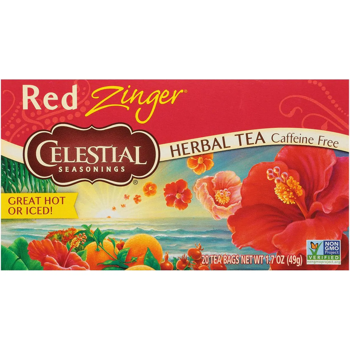 Celestial Red Zinger Tea 20ct