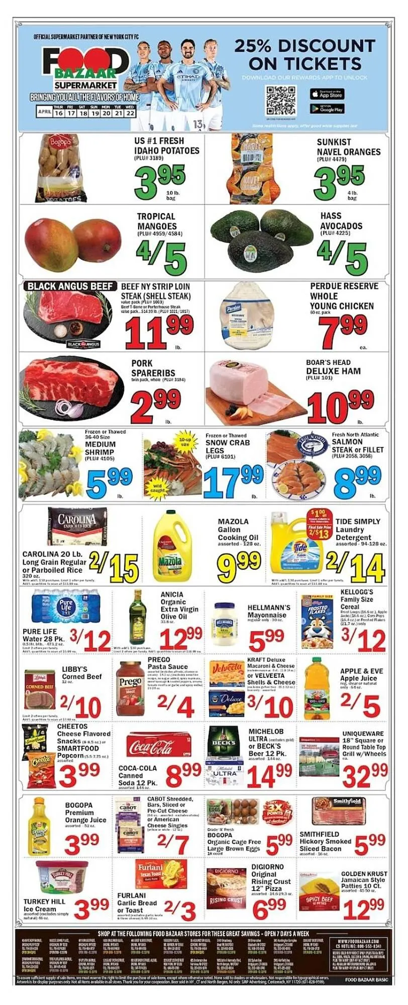 Weekly ad Food Bazaar circular from April 16 to April 22 2026 - Page 1