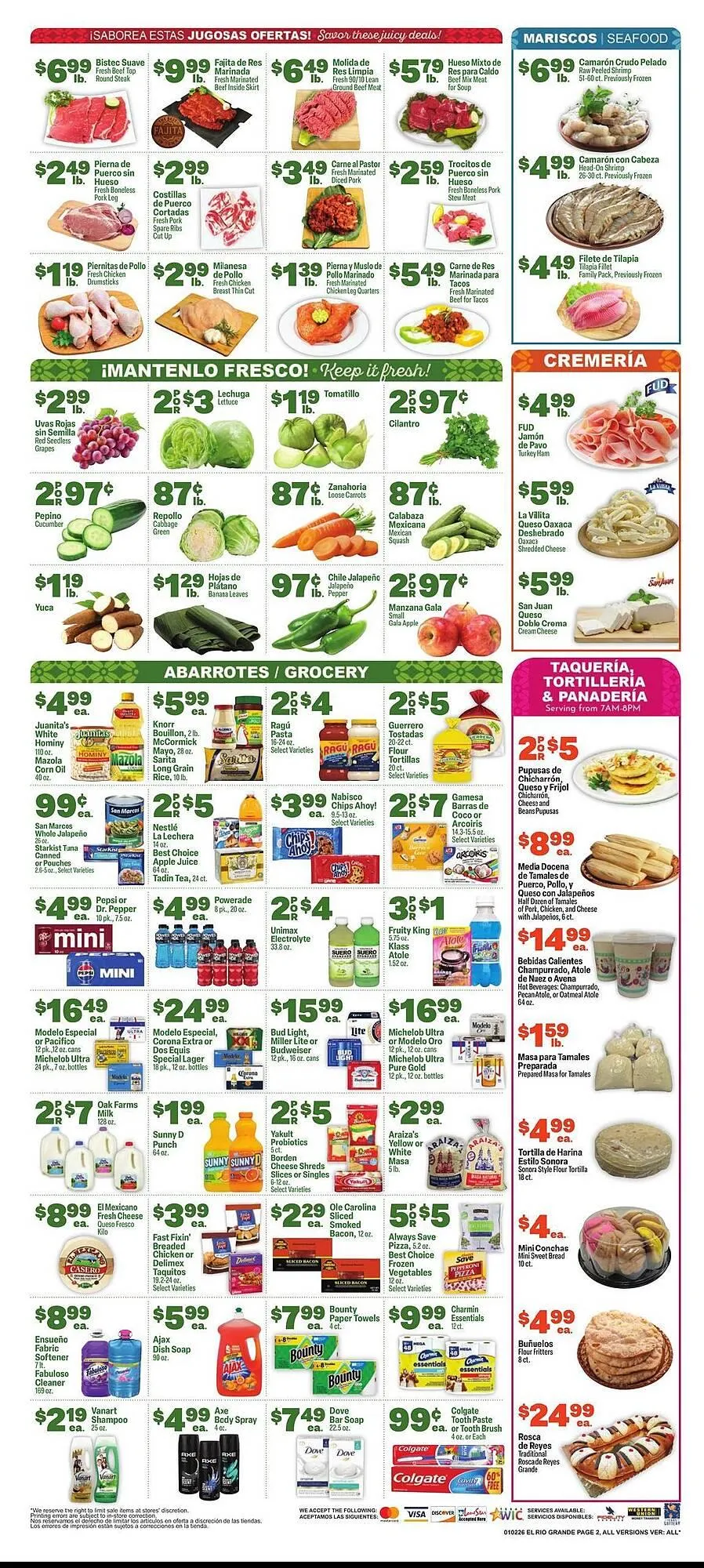 Weekly ad El Rio Grande weekly ad from January 2 to January 6 2026 - Page 2