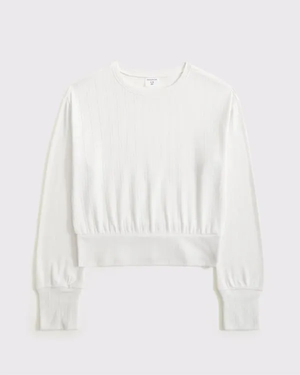 long-sleeve banded tee