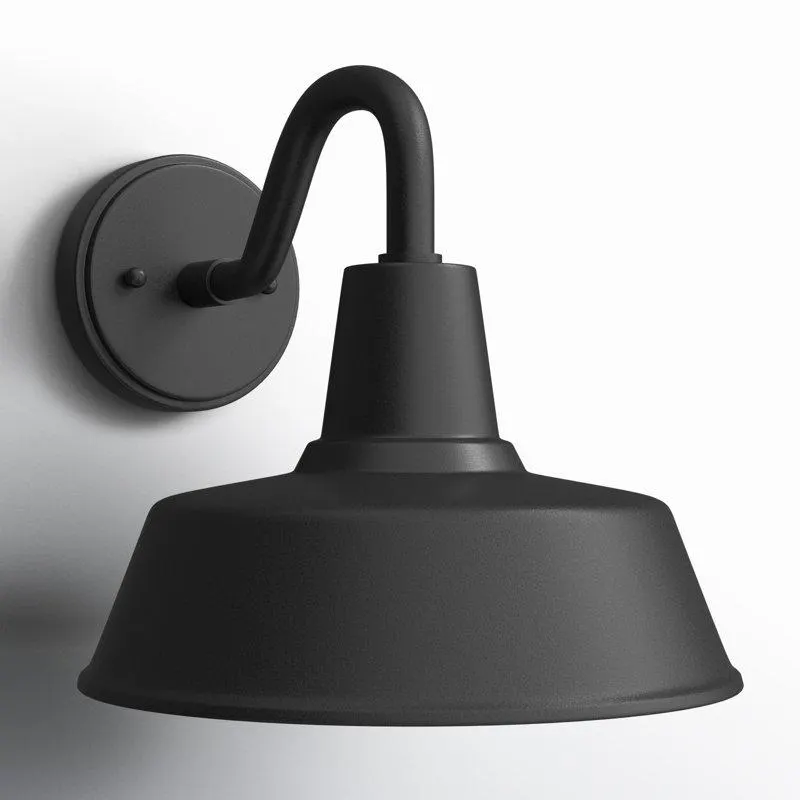 10.63" H x 12" W x 12" D Blakeston Single Light Bell Outdoor Aluminum Wall Light