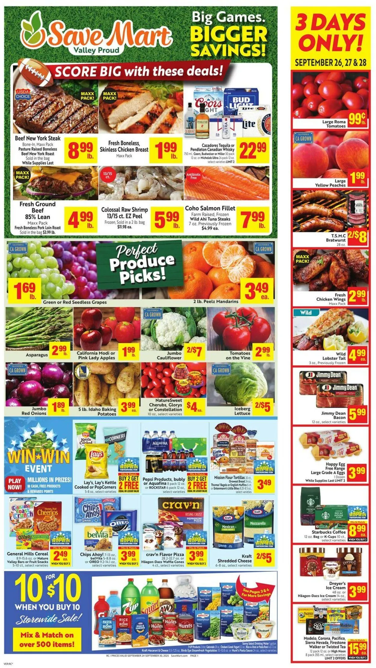 Weekly ad Save Mart Current weekly ad from September 24 to September 30 2025 - Page 1