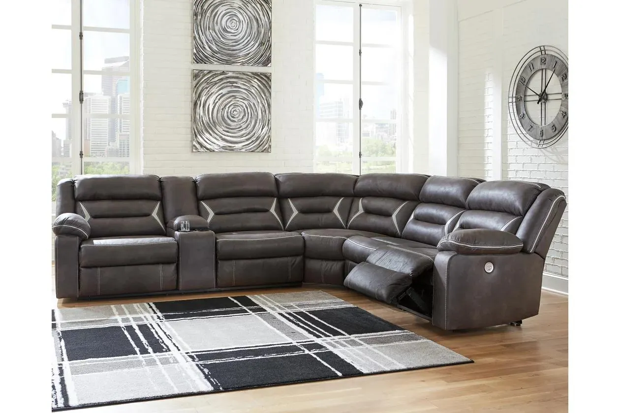 Kincord 4-Piece Power Reclining Sectional