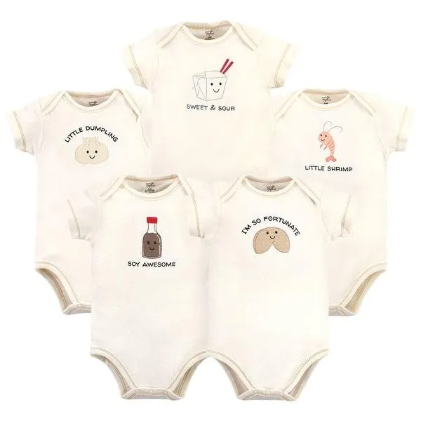 Touched by Nature Organic Cotton Bodysuits, Fortune Cookie