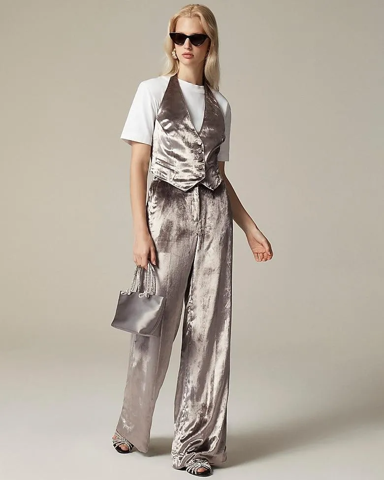 Carolina pant in drapey velvet