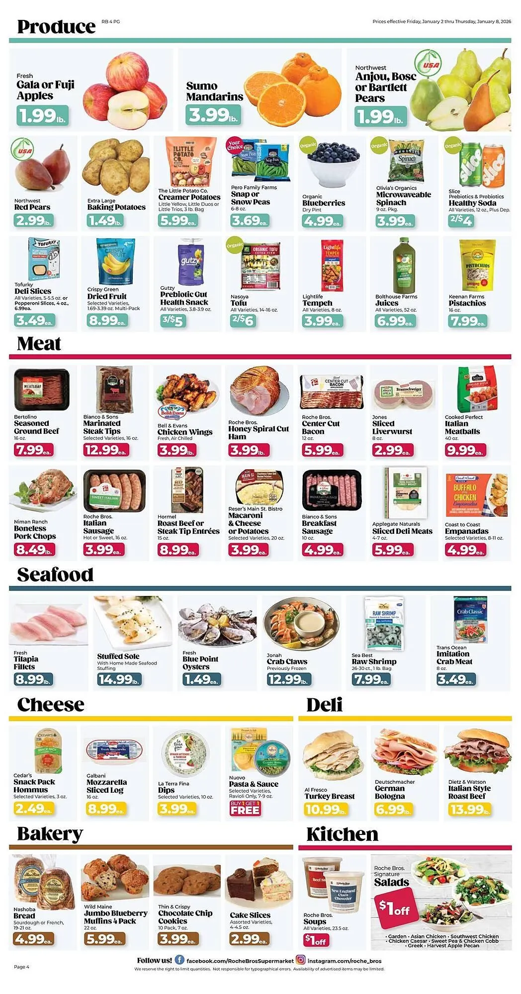 Weekly ad Roche Bros weekly ad from January 2 to January 8 2026 - Page 4