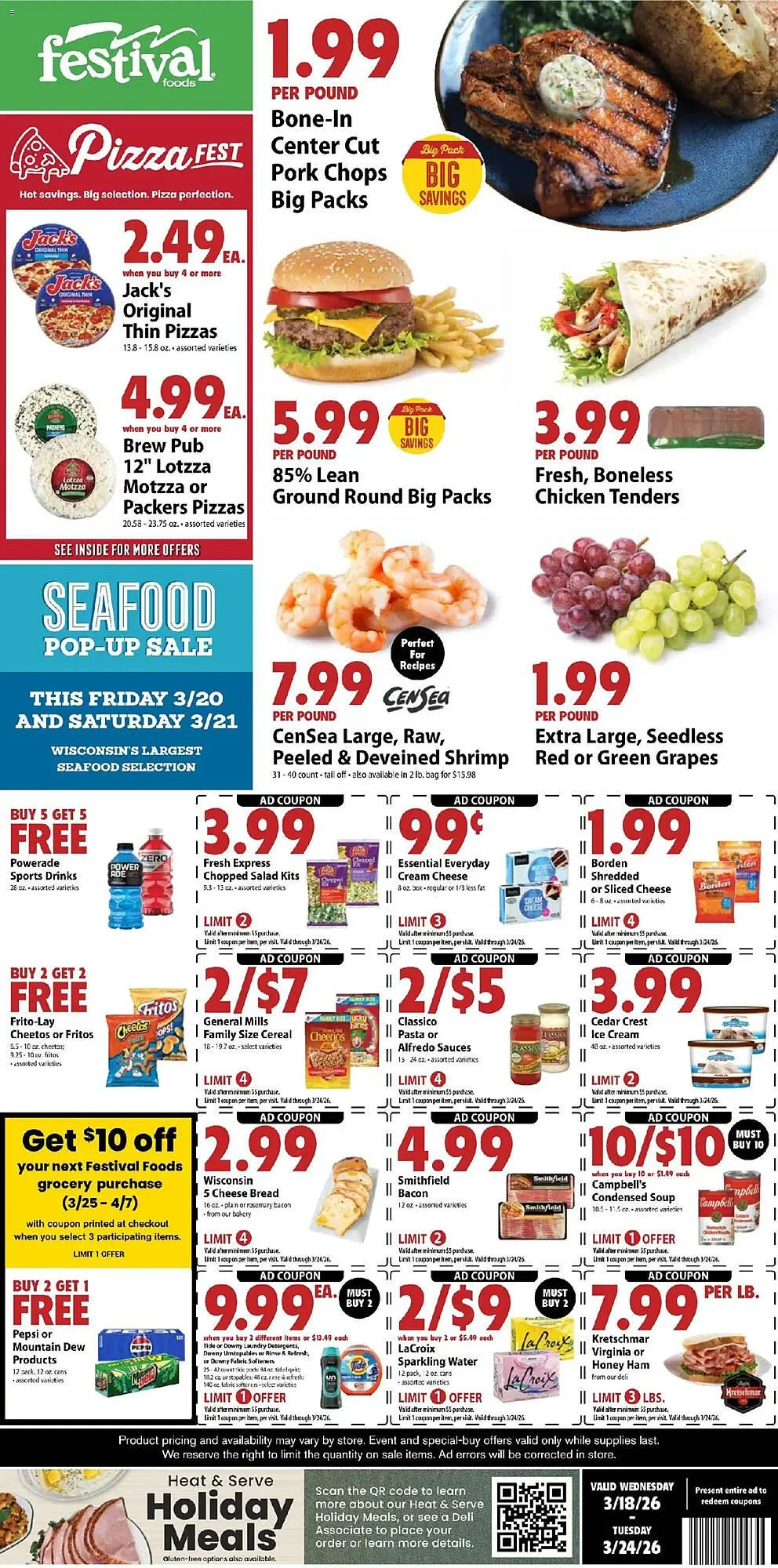 Weekly ad Festival Foods weekly ad from March 18 to March 24 2026 - Page 1