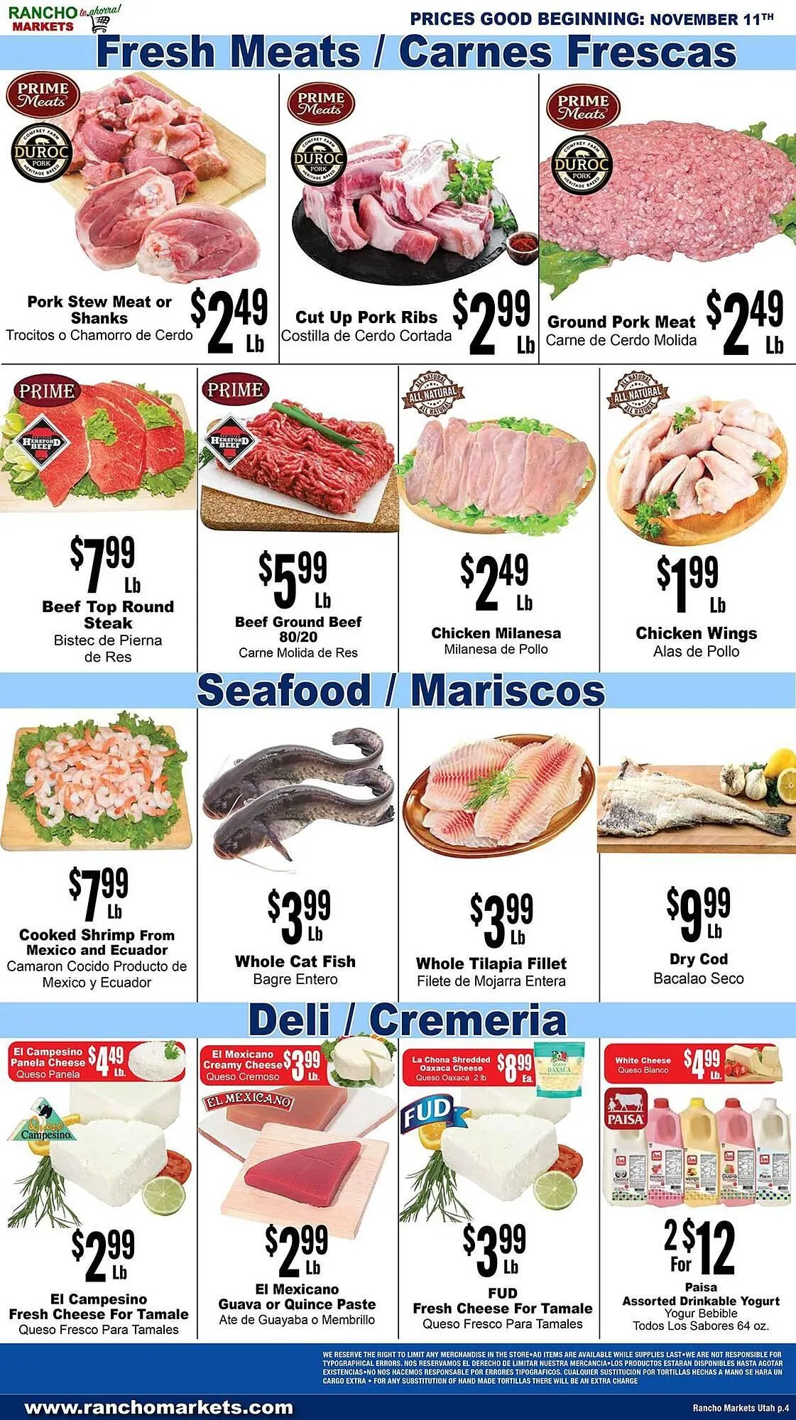 Weekly ad Rancho Markets weekly ad from November 11 to November 17 2025 - Page 4