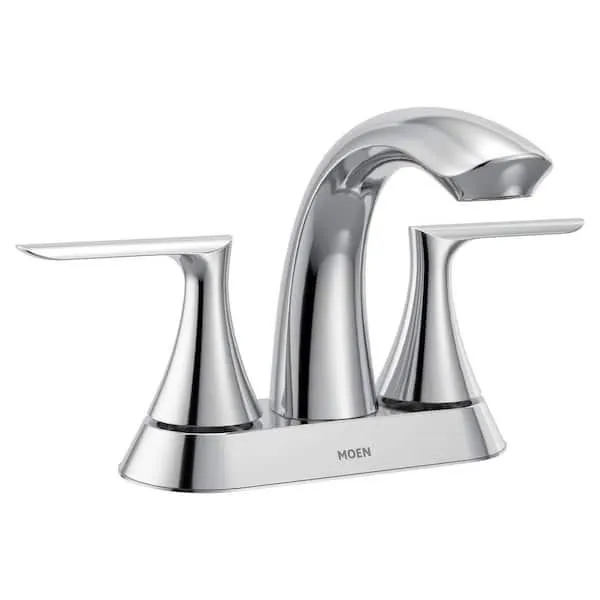 Findlay 4 in. Centerset Double-Handle Bathroom Faucet in Chrome