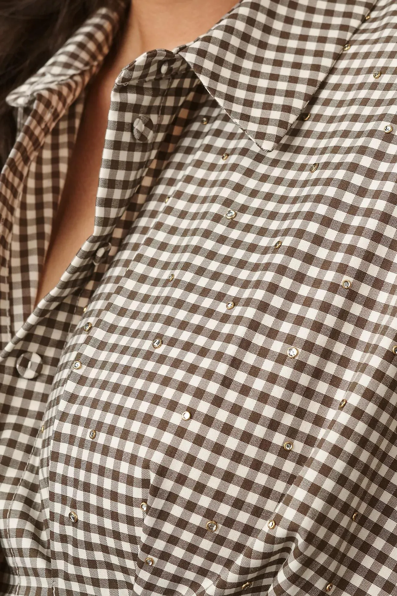 The Tobie Studded Shirt Dress by Exquise