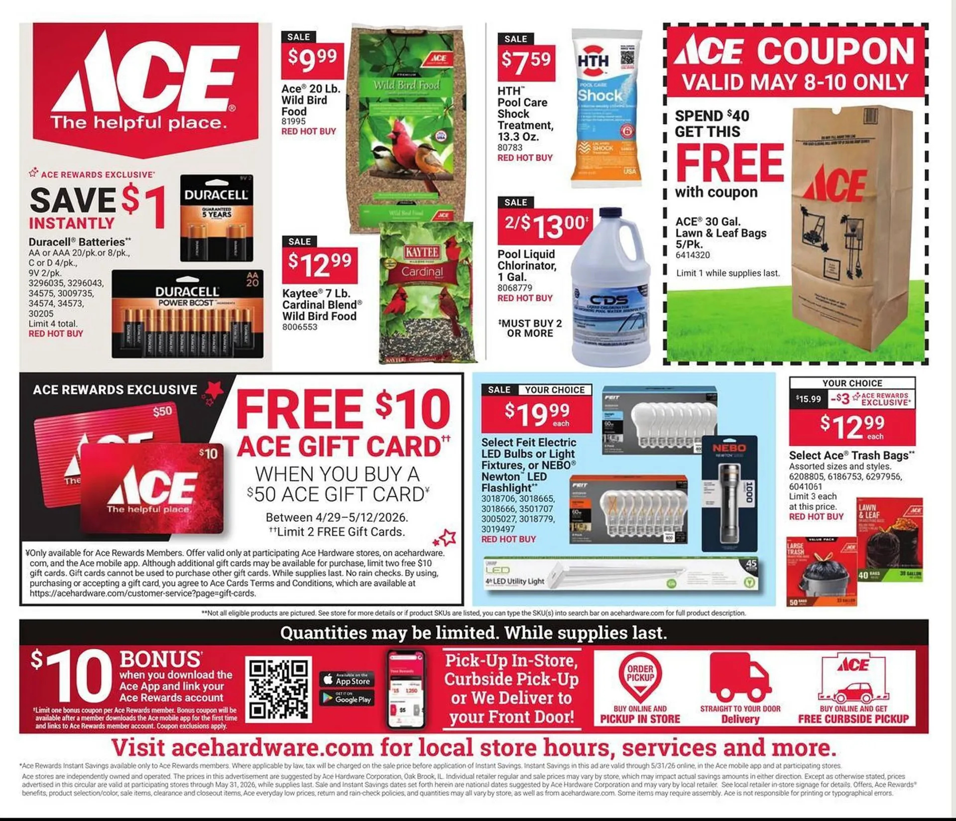 Weekly ad Ace Hardware flyer from April 29 to May 31 2026 - Page 4