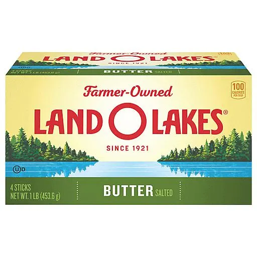 Land O Lakes Butter, Salted 4 ea