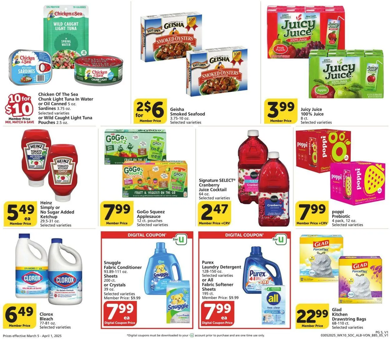 Catálogo de Vons Current weekly ad 5 de marzo al 1 de abril 2025 - Página 5