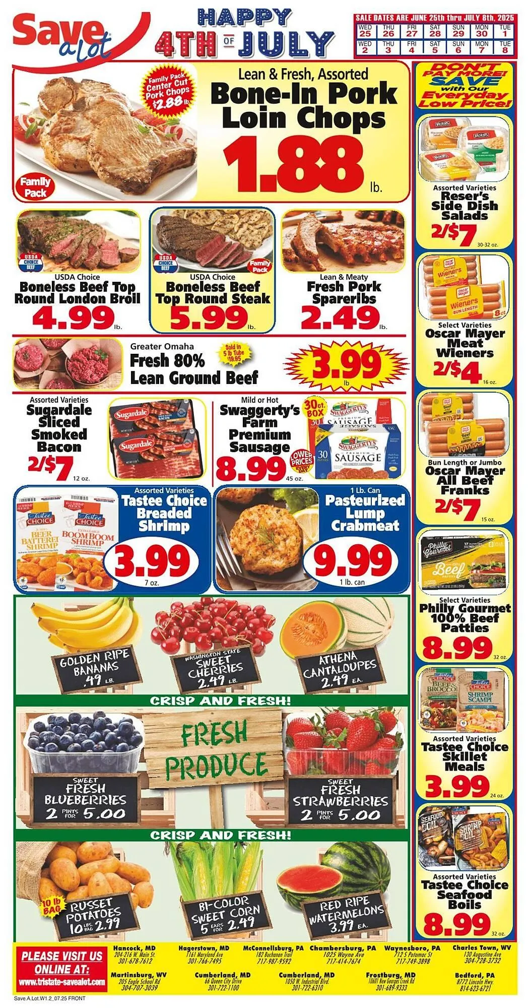 Weekly ad Save a Lot Weekly Ad from June 25 to July 8 2025 - Page 1