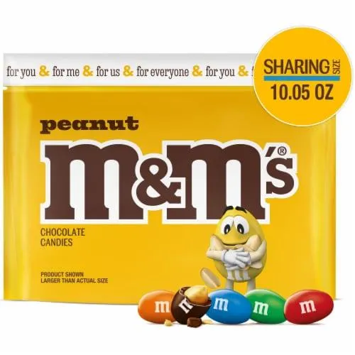 M&M'S Peanut Milk Chocolate Candy, Sharing Size Bag