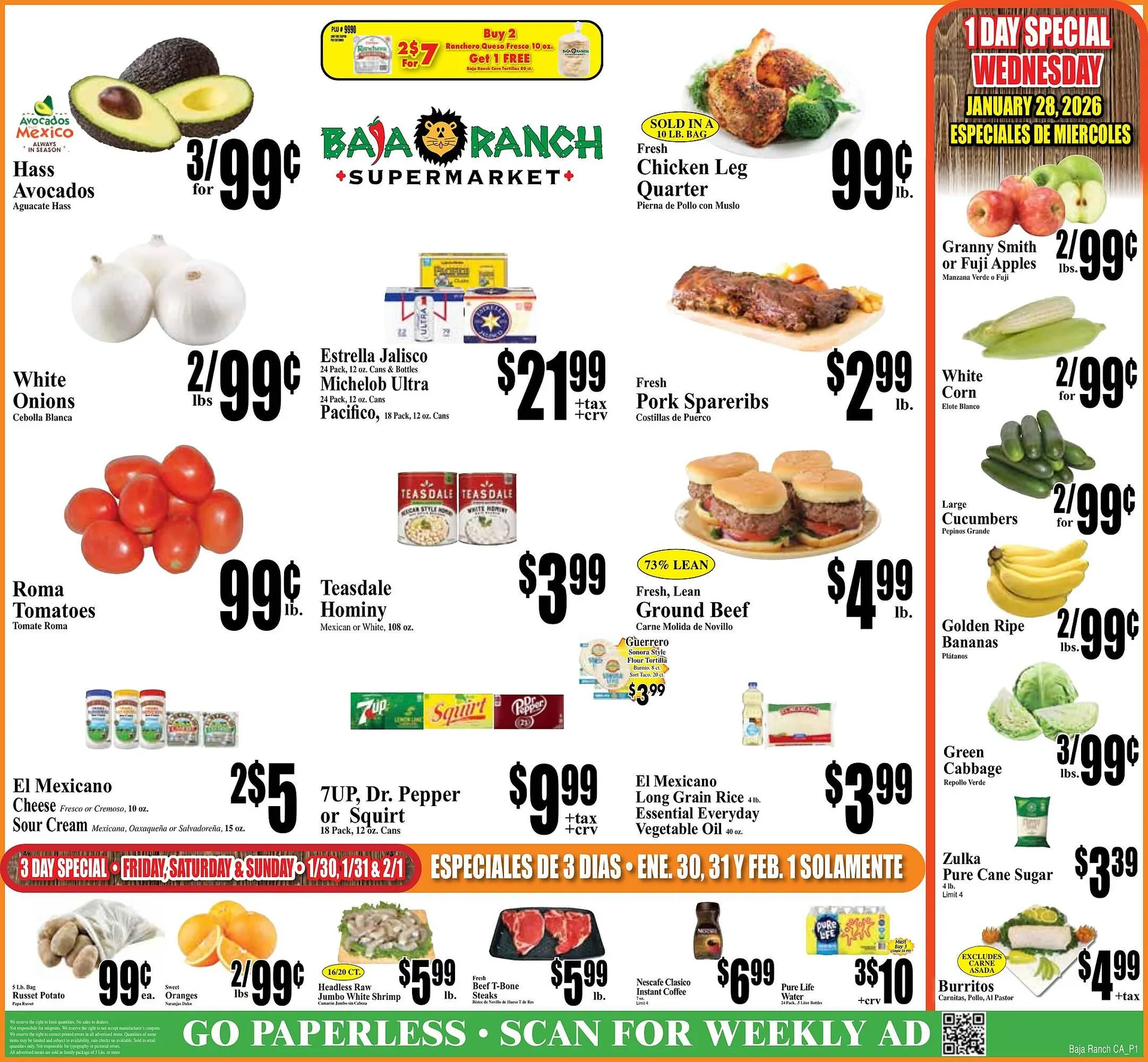 Baja Ranch weekly ad - 1