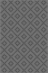 U-Carpet Harlow Brushed Iron 20.5" x 30" Accent Rug