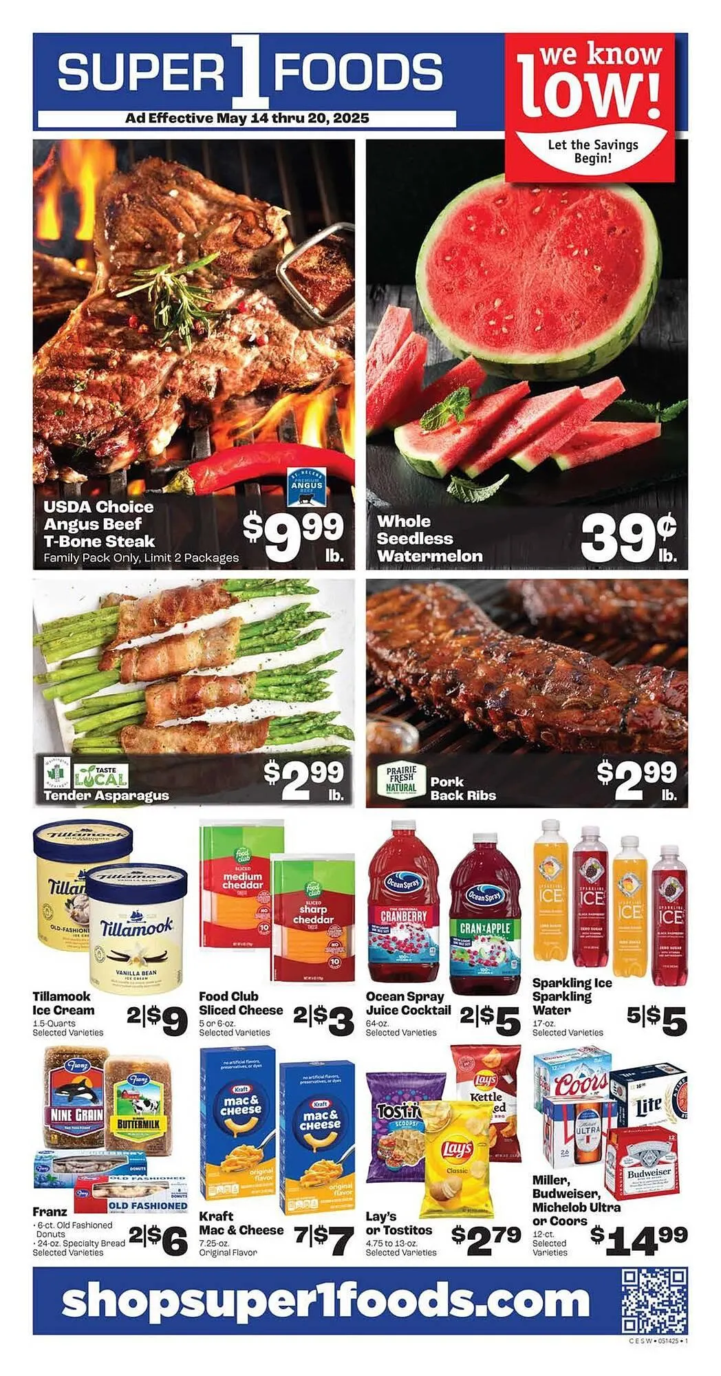Weekly ad Rosauers Weekly Ad from May 14 to May 20 2025 - Page 1