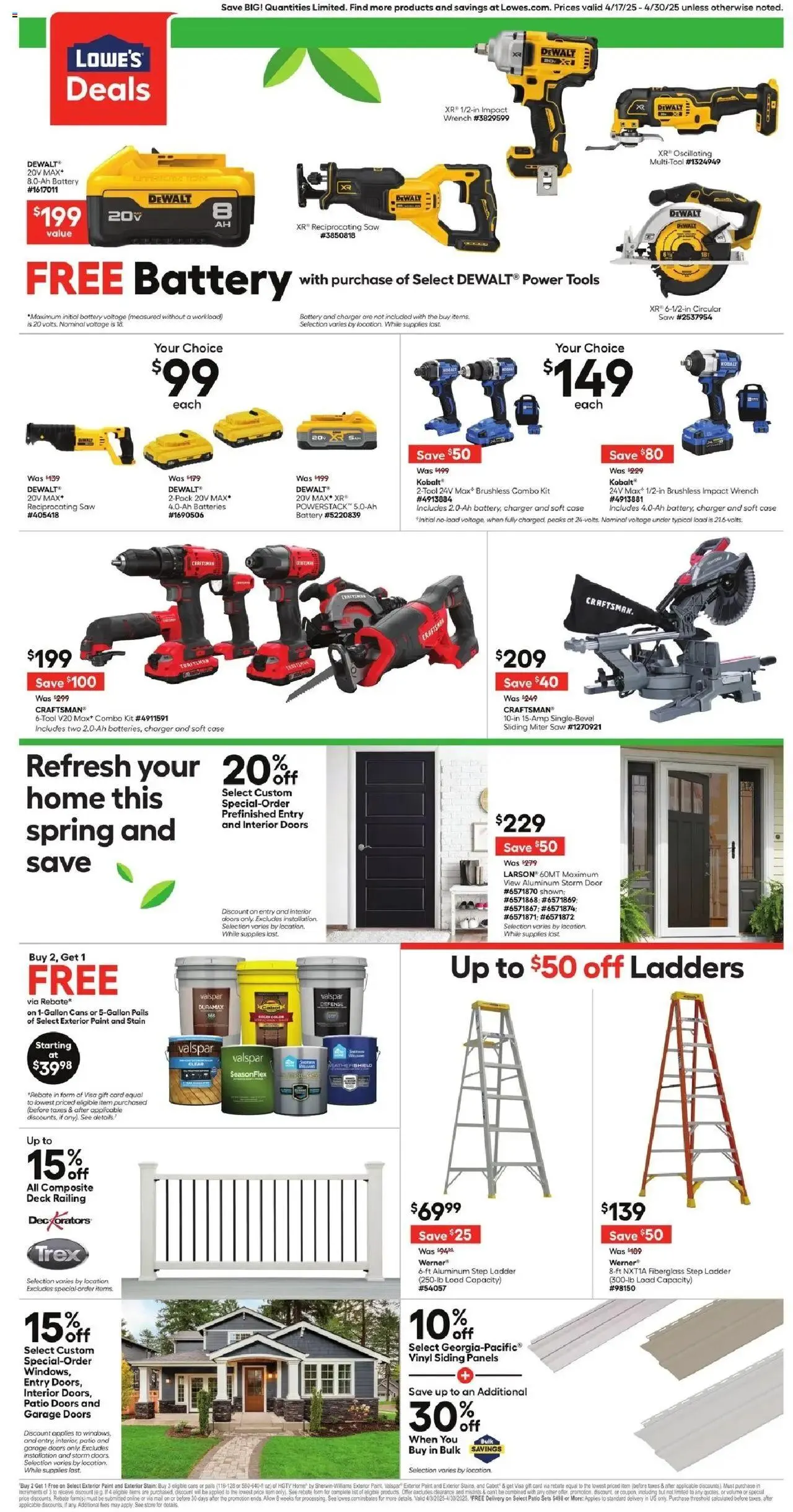 Weekly ad Lowe's Weekly Ad from April 17 to April 30 2025 - Page 4