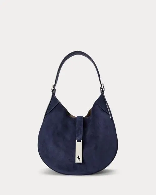 Polo ID Suede Small Shoulder Bag