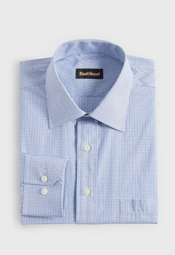 Micro Graph Check Dress Shirt