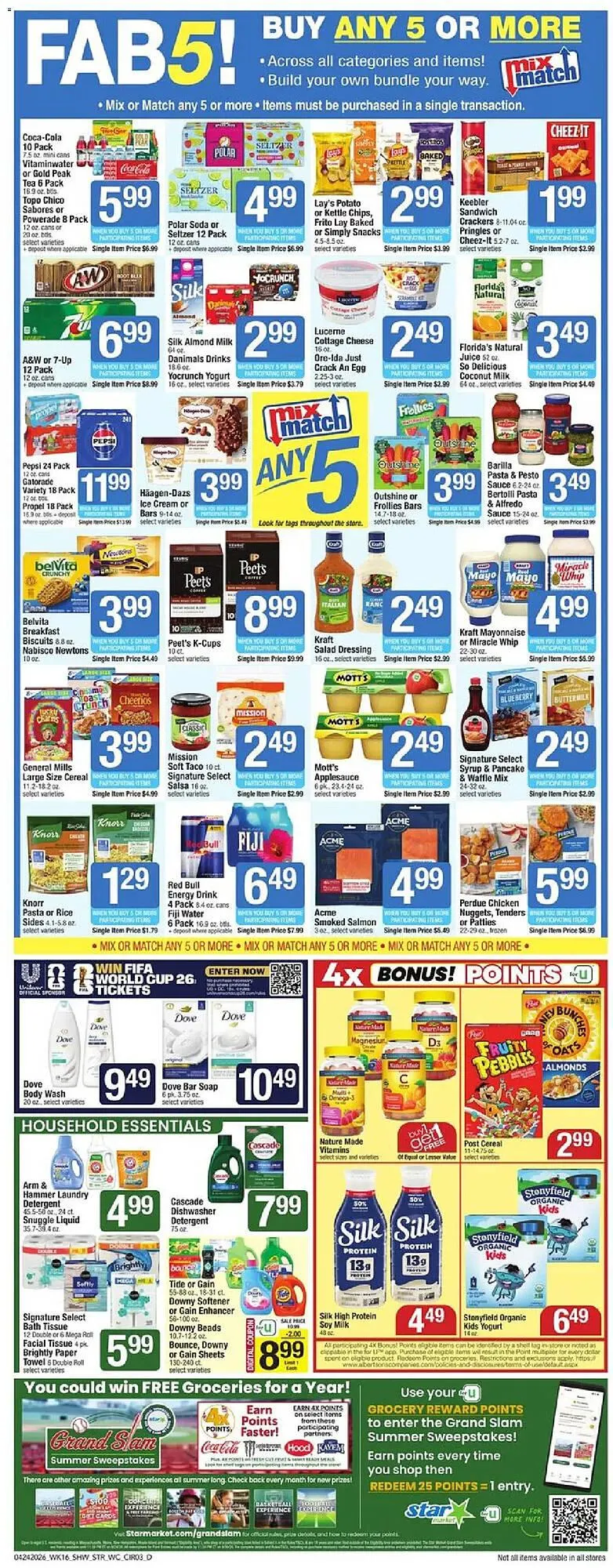 Weekly promotion Star Market weekly ad spanning from April 24 to April 30 2026 - Page 3 for Catalogue 365