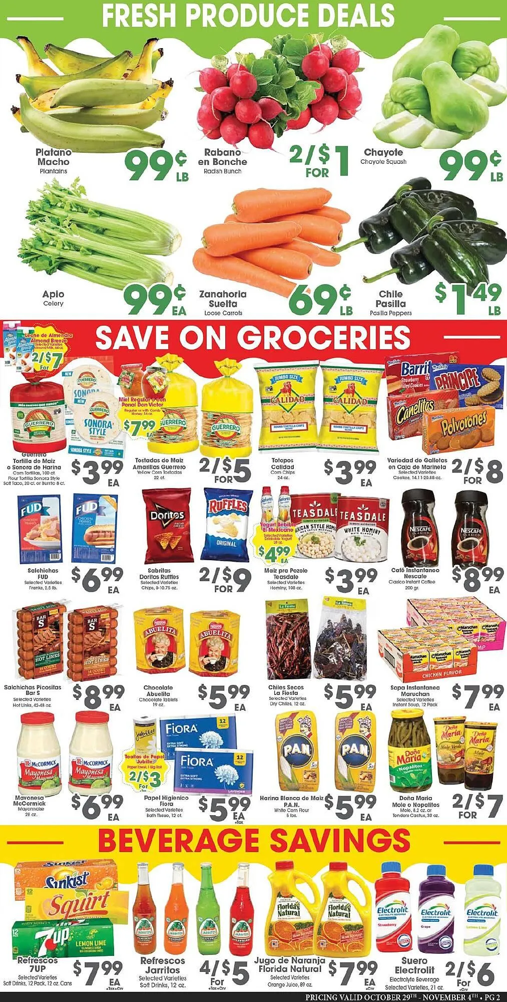 Weekly ad Arteagas Food Center weekly ad from October 29 to November 4 2025 - Page 2
