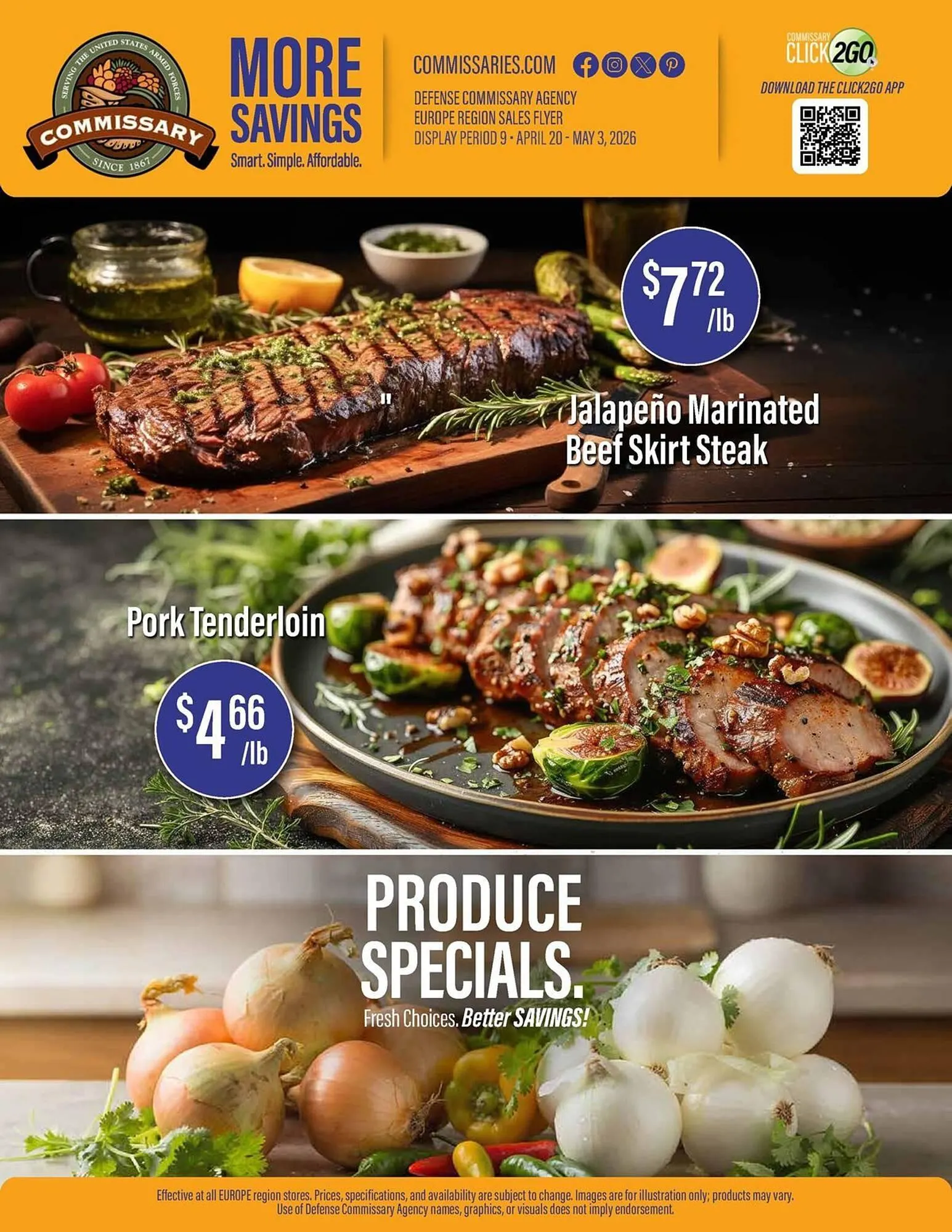 Weekly ad Commissary weekly ad from April 20 to May 3 2026 - Page 1