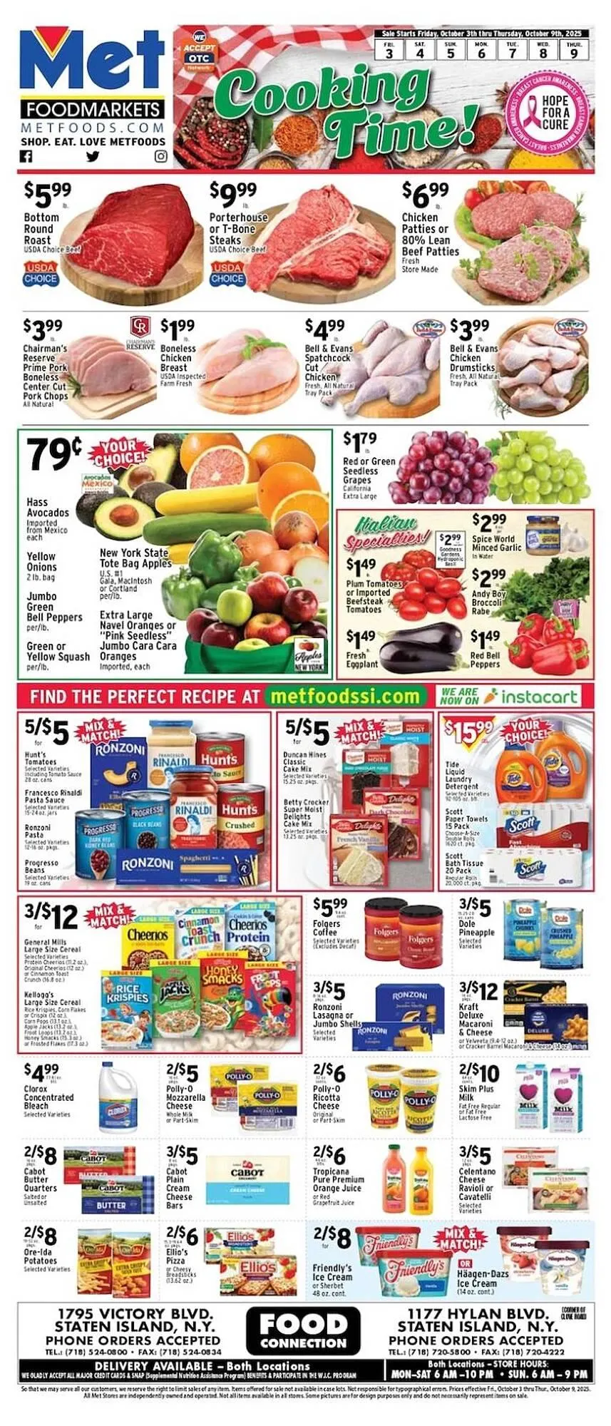 Weekly ad Met Foodmarkets weekly ad from October 3 to October 9 2025 - Page 1