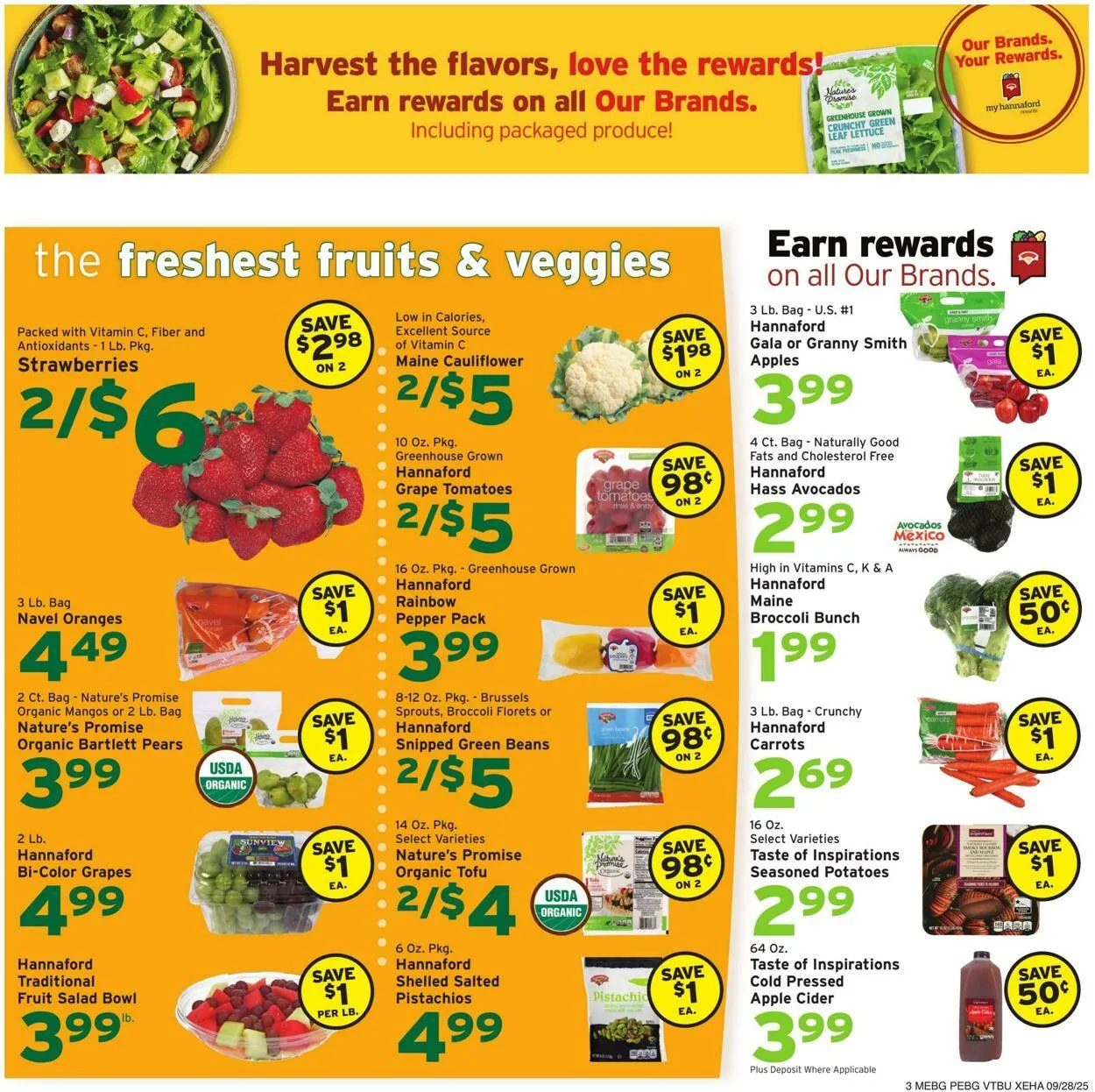 Weekly ad Hannaford Current weekly ad from September 28 to October 4 2025 - Page 3