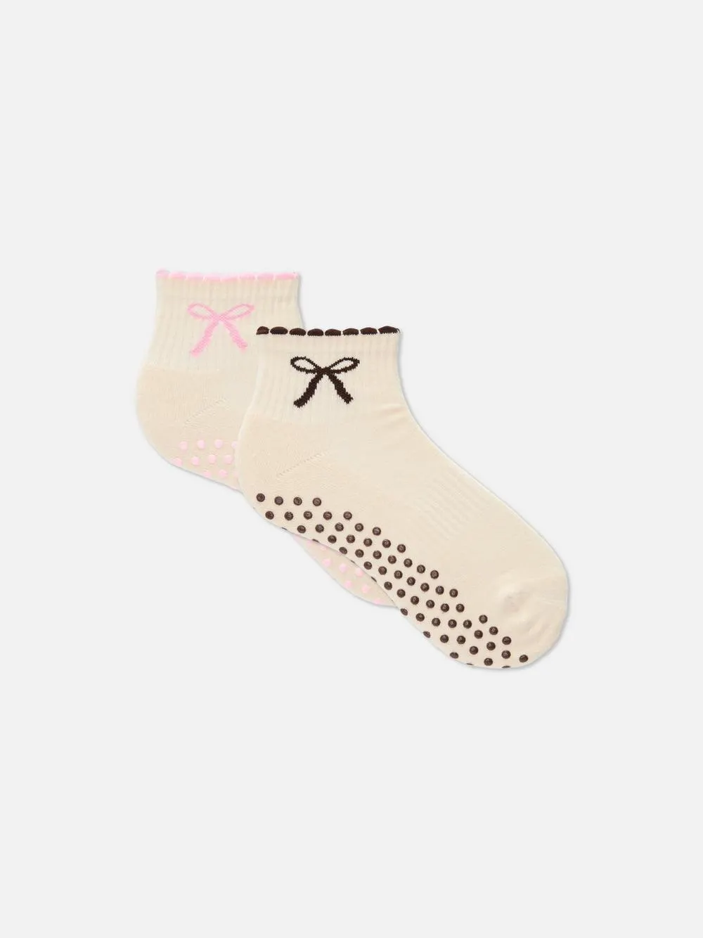 2pk Quarter Crew Socks