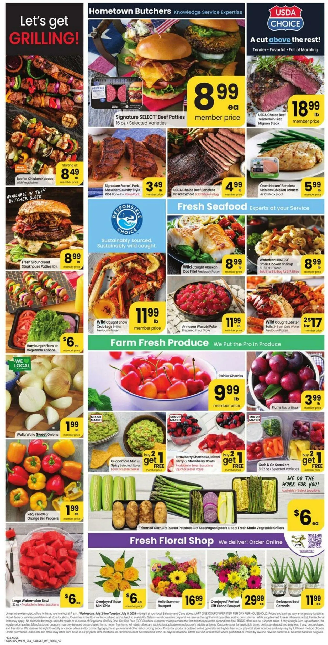 Weekly ad Carrs from July 2 to July 8 2025 - Page 4