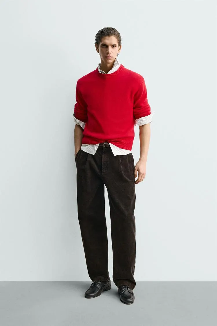 RELAXED FIT WASHED CORDUROY PANTS LIMITED EDITION