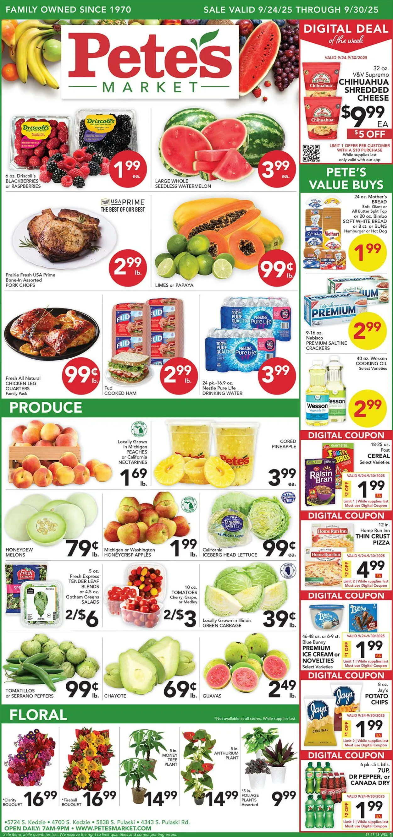 Weekly ad Pete's Fresh Market from September 17 to September 23 2025 - Page 1