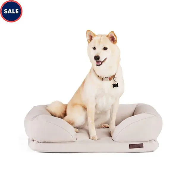 Reddy Durable Solid Dog Bed, 24" L X 18" W X 6" H, Off-White