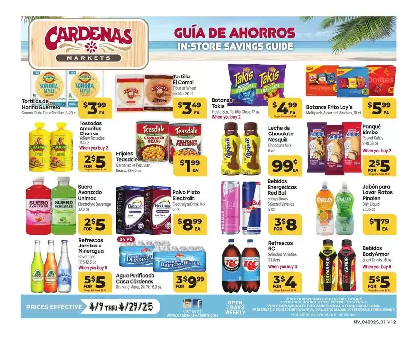 Weekly ad New offers to discover from April 9 to April 29 2025 - Page 1