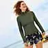 Women's SunShade UPF 50 Long Sleeve Quarter Zip Rash Guard
