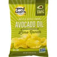 Good Health - Kettle Style Avocado Oil Lime Ranch Potato Chips 5 Oz