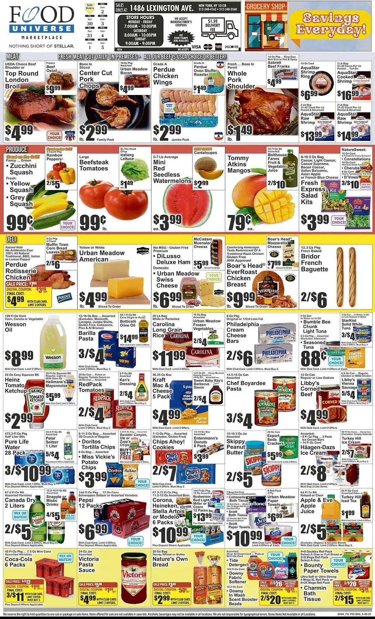 Weekly ad Food Universe Weekly Ad from May 30 to June 5 2025 - Page 1