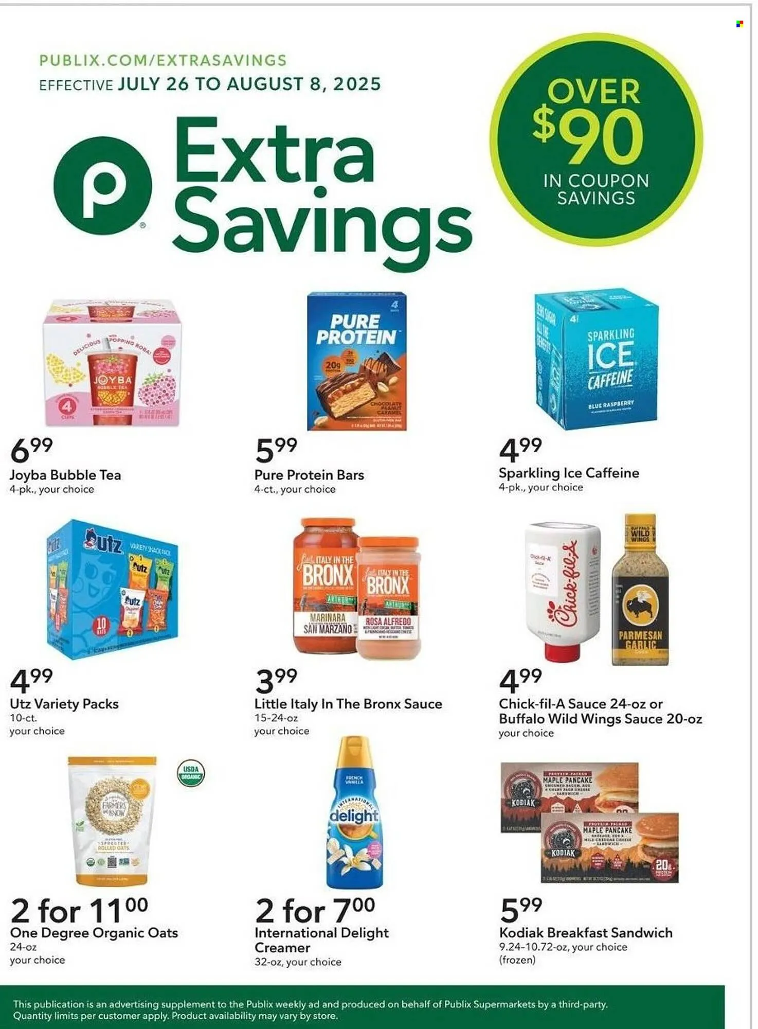 Weekly ad Publix Weekly Ad from July 26 to August 8 2025 - Page 1
