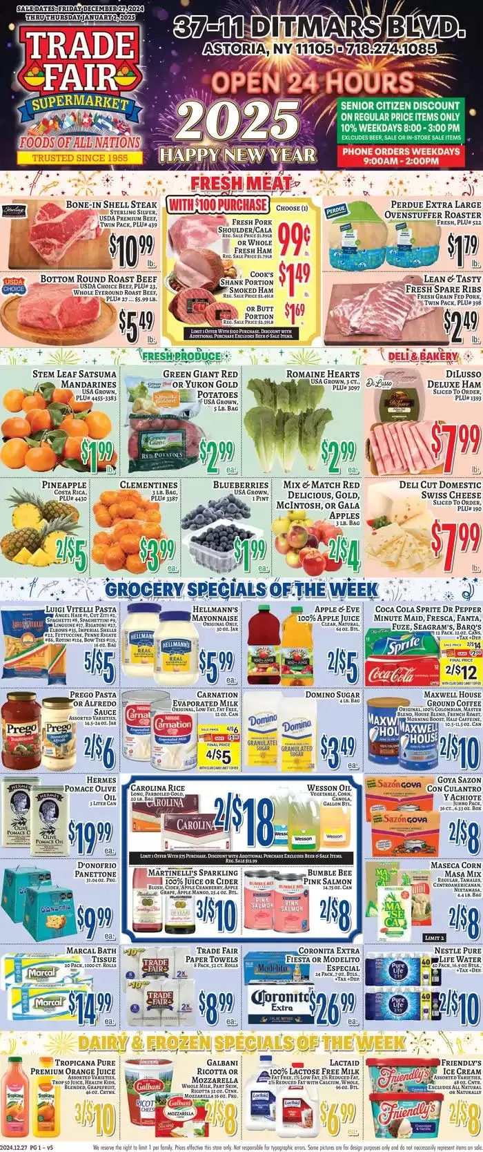 Weekly ad Special offers for you from December 27 to January 10 2025 - Page 1