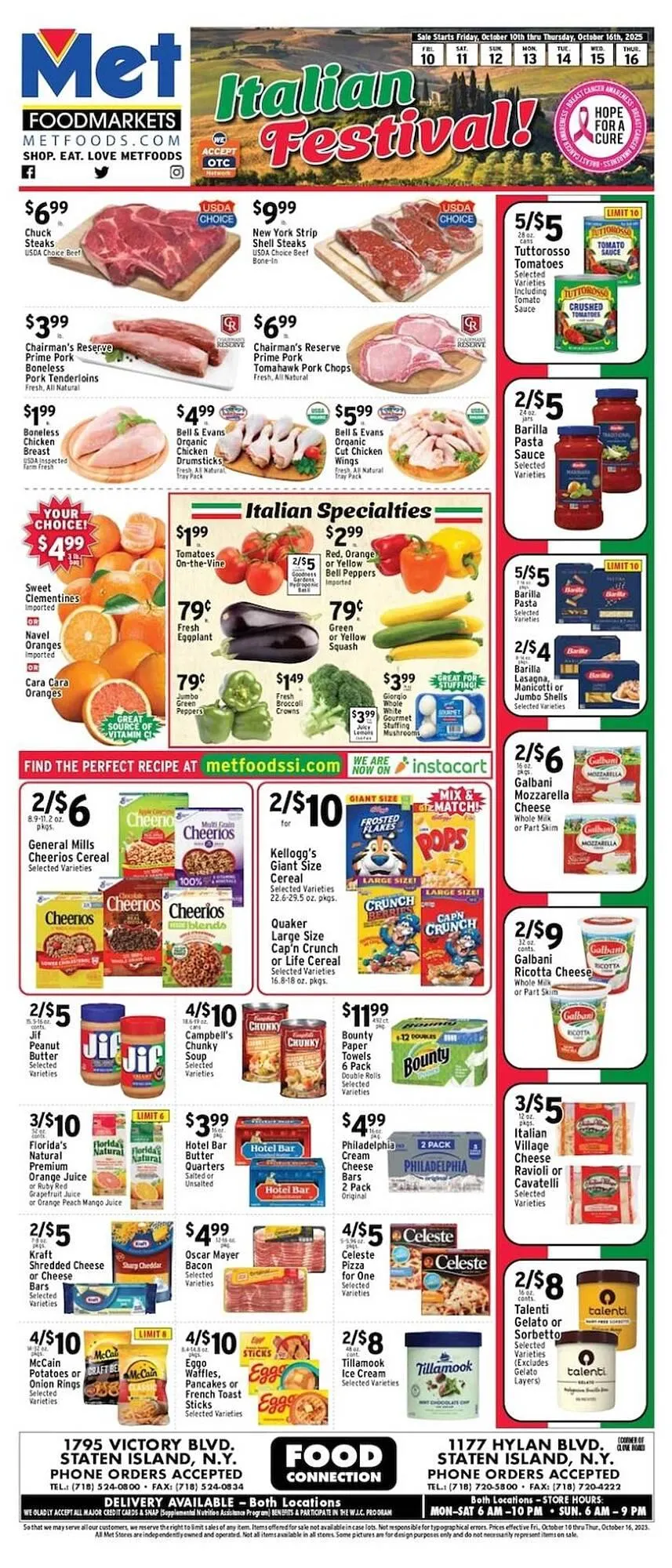 Weekly ad Met Foodmarkets weekly ad from October 10 to October 16 2025 - Page 1