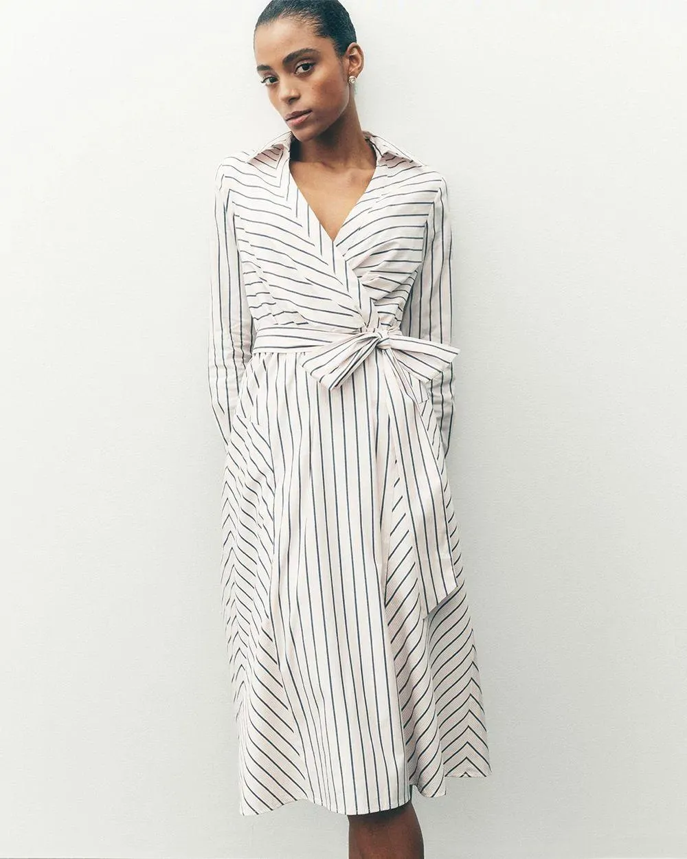 Poplin Midi Shirt Dress