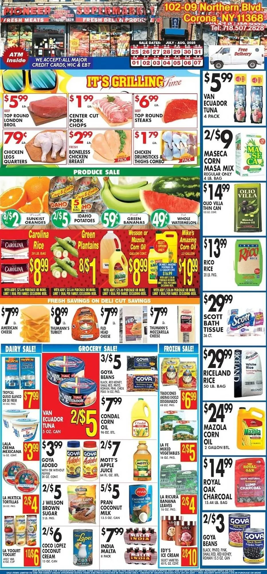 Weekly ad Pioneer Supermarkets Weekly Ad from July 25 to August 7 2025 - Page 1