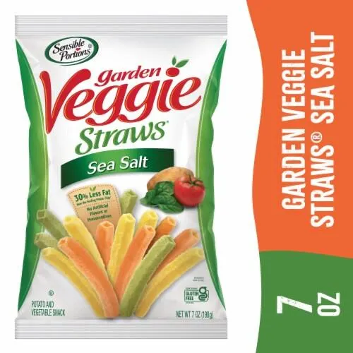 Sensible Portions® Veggie Straws™, Gluten-Free – Sea Salt Flavor