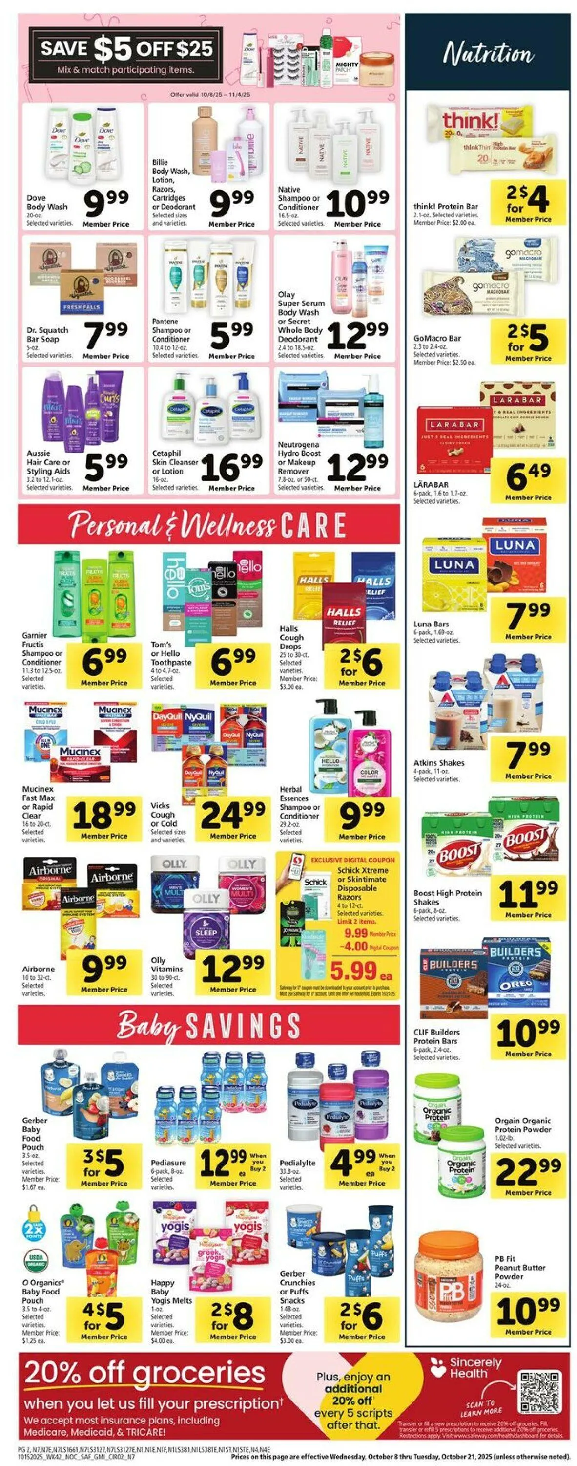 Weekly ad Safeway Current weekly ad from October 15 to October 21 2025 - Page 11