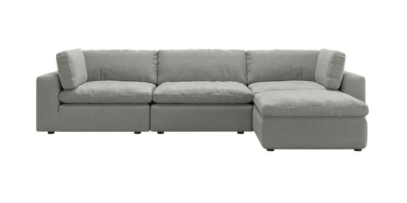 Bloom 4-Piece Modular Sofa Gray